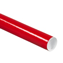 2 x 36" Red Tubes with Caps