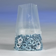 500-13 x 18" - 4 Mil Clear Flat Poly Bags