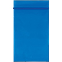 1000-2 x 3" - 2 Mil Blue Reclosable Poly Bags