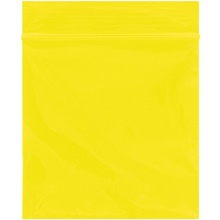 1000-3 x 3" - 2 Mil Yellow Reclosable Poly Bags
