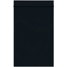 1000-4 x 6" - 2 Mil Black Reclosable Poly Bags