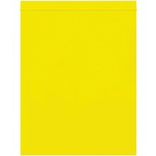 1000-8 x 10" - 2 Mil Yellow Reclosable Poly Bags