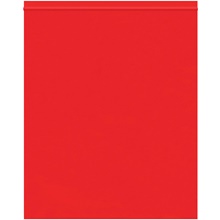 1000-10 x 12" - 2 Mil Red Reclosable Poly Bags