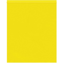 1000-10 x 12" - 2 Mil Yellow Reclosable Poly Bags