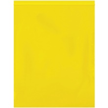 1000-12 x 15" - 2 Mil Yellow Reclosable Poly Bags