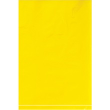 1000-6 x 9" - 2 Mil Yellow Flat Poly Bags