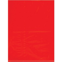 1000-9 x 12" - 2 Mil Red Flat Poly Bags