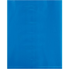 1000-12 x 15" - 2 Mil Blue Flat Poly Bags
