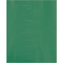 1000-12 x 15" - 2 Mil Green Flat Poly Bags