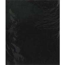 1000-15 x 18" - 2 Mil Black Flat Poly Bags