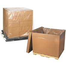 50-52 x 48 x 60" - 3 Mil Clear Pallet Covers