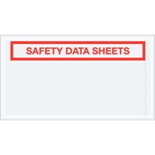 5 1/2 x 10" "Safety Data" SDS Envelopes