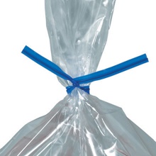 2000-5 x 5/32" Blue Plastic Twist Ties