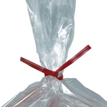 2000-5 x 5/32" Red Plastic Twist Ties