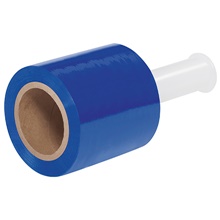 12-5" x 80 Gauge x 1000' Blue Bundling Stretch Film