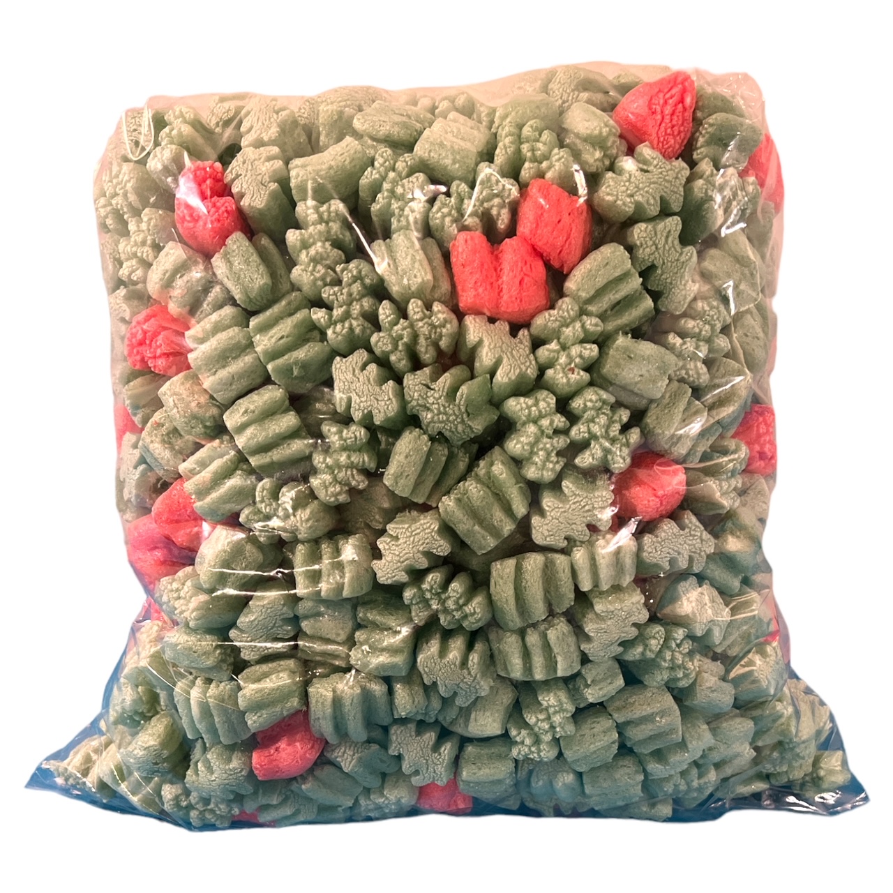 FunPak Christmas Love Packing Peanuts Mini Pack Plant Based Biodegradable Compostable  0.6 cu ft Bag