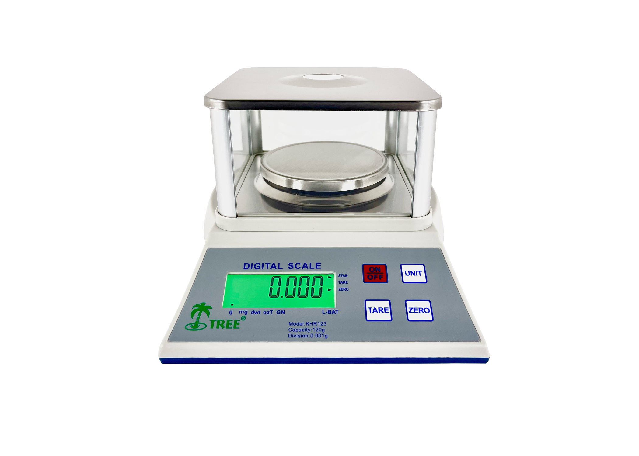 High Resolution Kitchen Scales - 120g x 0.001g
