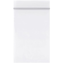 1000-2 x 3" - 2 Mil White Reclosable Poly Bags