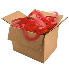 30 1/8" Paper Spiral Cushion Fill -Red