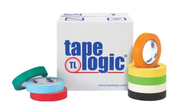 1/4" x 60 yds. 4.9 mil  Tape Logic® Masking Tape-Colors