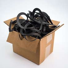 30 1/8" Paper Spiral Cushion Fill -Black