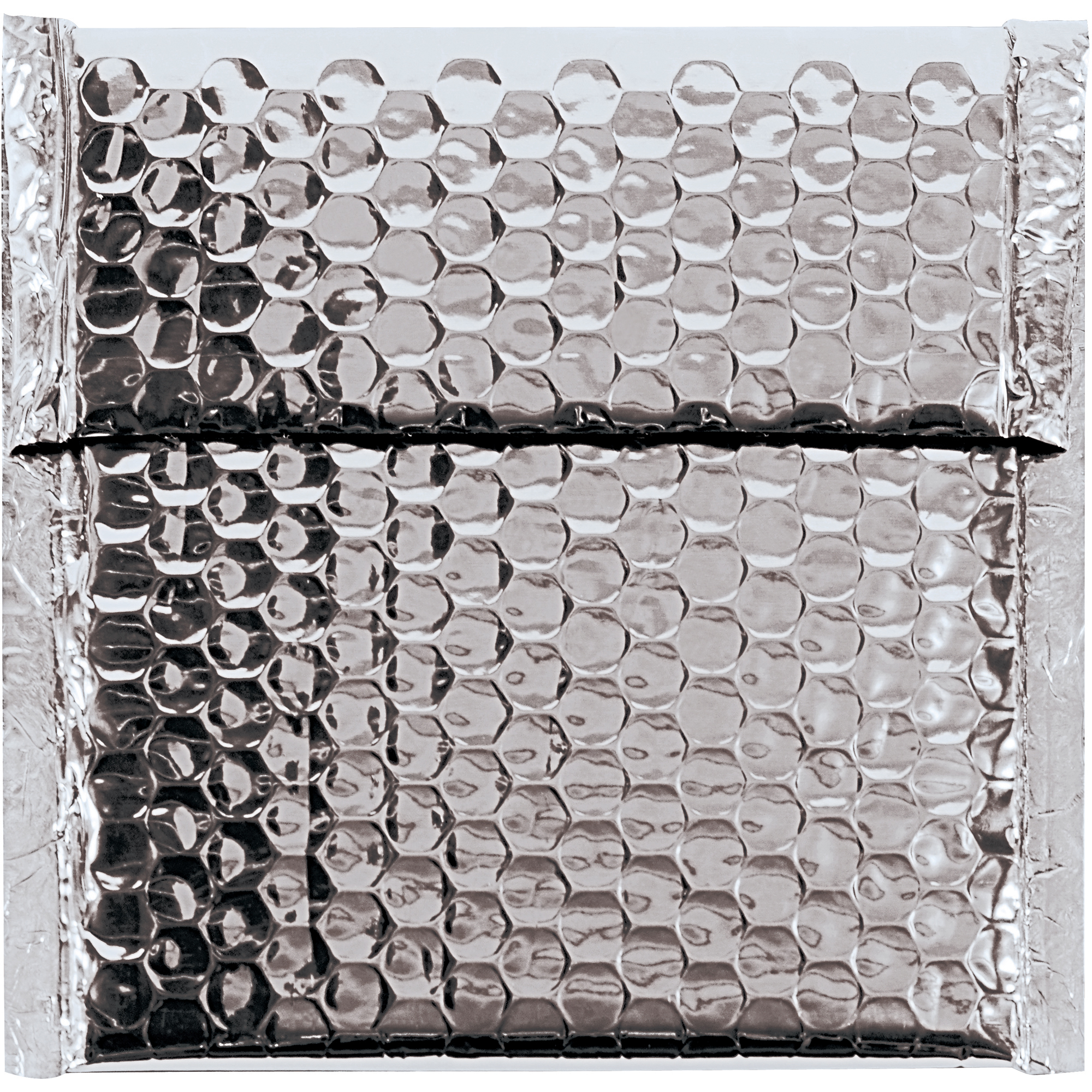 72-7 1/2 x 11" Silver Glamour Bubble Mailers