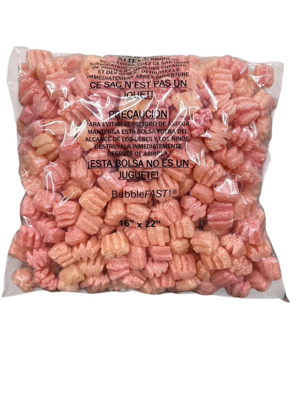 FunPak Red Trees Packing Peanuts Mini Pack Plant Based Biodegradable Compostable  0.6 cu ft Bag
