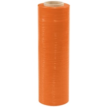 4-18" x 80 Gauge x 1500' Orange Cast Hand Stretch Film