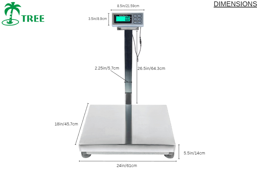 Bench & Drum Scales - 500lb x 0.1lb
