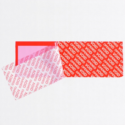 2 x 5 3/4" 3.9 mil Red Tape Logic® Security Strips on a Roll