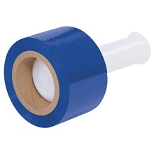 18-3" x 80 Gauge x 1000' Blue Bundling Stretch Film
