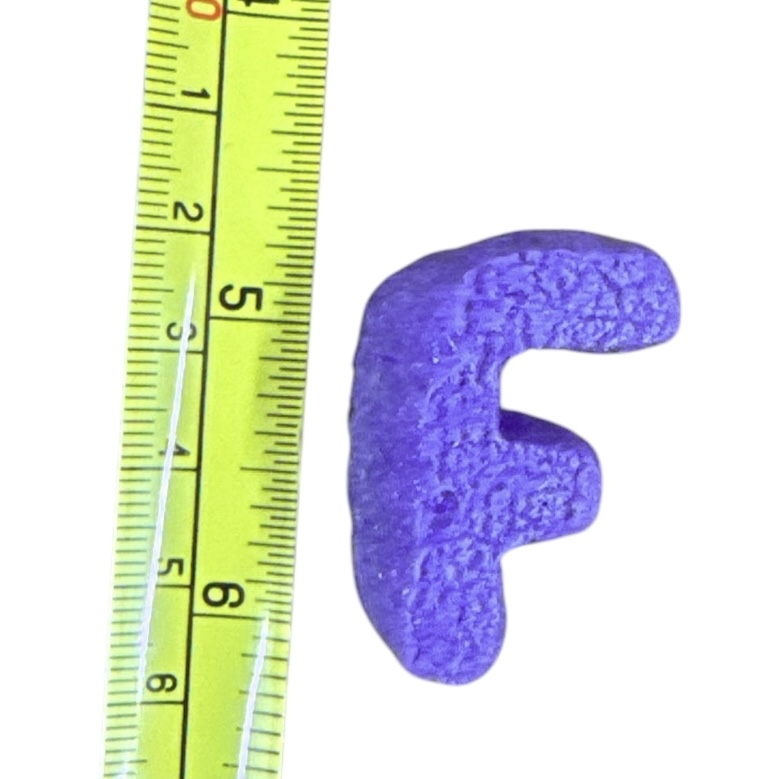 FunPak Purple "f" Packing Peanuts  Plant Based Biodegradable Compostable 1.5  cu ft Bag