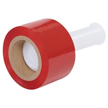 18-3" x 80 Gauge x 1000' Red Bundling Stretch Film