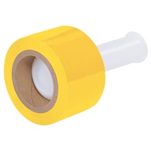 18-3" x 80 Gauge x 1000' Yellow Bundling Stretch Film