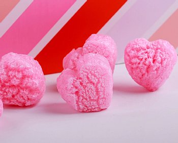 FunPak Pink Hearts Packing Peanuts  Plant Based Biodegradable Compostable 1.5  cu ft Bag
