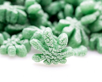 FunPak Marijuana Leaf Packing Peanuts  Plant Based Biodegradable Compostable 1.5  cu ft Bag