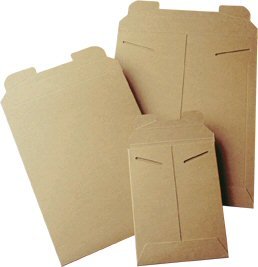 6" x 8" Kraft Tab Lock No Bend Mailers