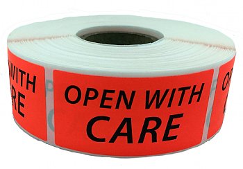 Open With Care Labels